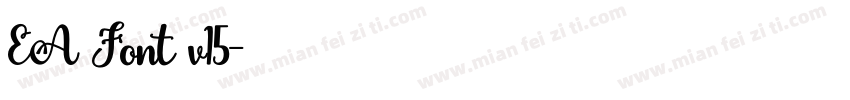 EA Font v15字体转换